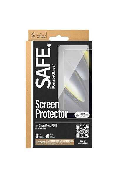 Panzer Glass واقي شاشة آمن للهواتف الذكية