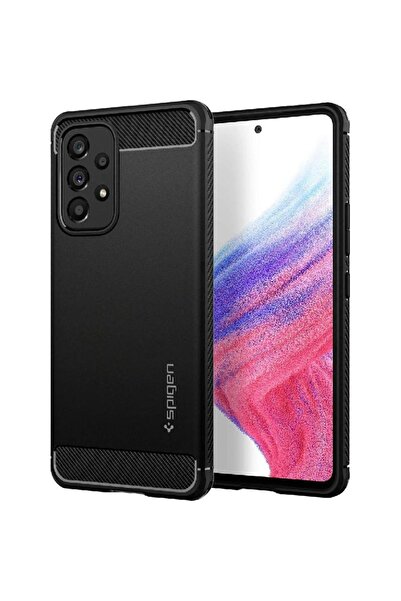 Spigen غطاء خلفي من Rugged Armor لهاتف Samsung Galaxy A53 باللون الأسود غير ا...