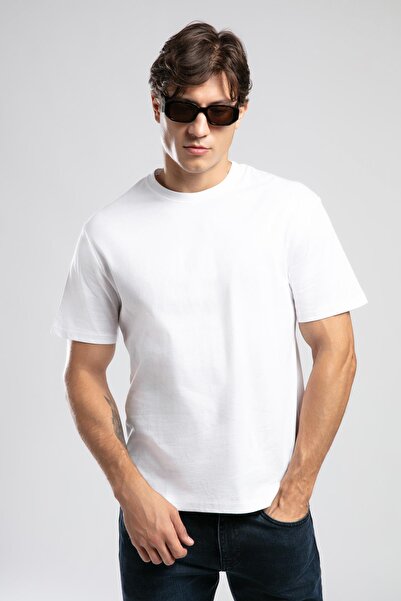 Lee Cooper Hevass Men's O Neck T-Shirt White