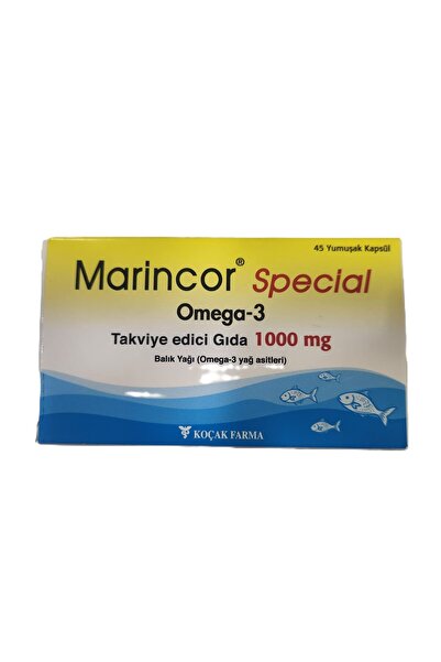 FARM MARINCOR SPEACİAL OMEGA-3 TAKVİYE EDİCİ GIDA 1000MG