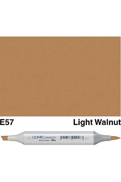 Copic Sketch E-57 Graphic Art Marker Light Walnut
