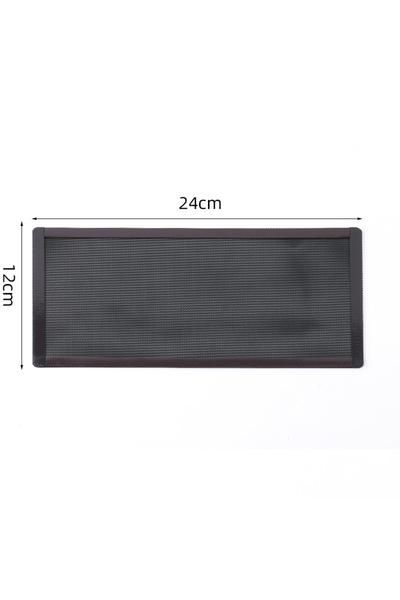 choice2 فلتر غبار 12x24 سم 12x12 سم 12x24 سم لمروحة تبريد الكمبيوتر، مروحة كمبيوتر بإطار مغناطيسي، شبكة غبار تبريد الكمبيوتر