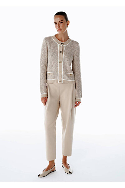 Knitss Natural Muline Knitwear Jacket