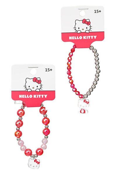 Miniso Sanrio Lisanslı Hello Kitty Boncuklu Saç Tokası