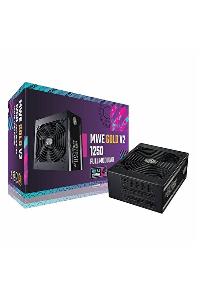 Cooler Master MWE Gold 1250 V2 MPE-C501-AFCAG-3EEU 1250W ATX 3.1 PCI-E 5.0 80+ Gold 140mm Fan Full M