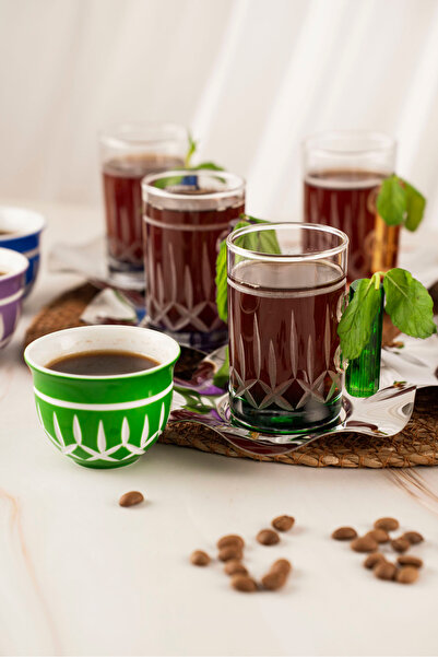 crystalhome 18 Piece Tea and Coffee Set