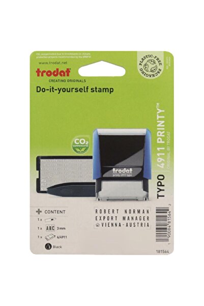 Trodat طابع تايبو برينتي 4911 "اصنعها بنفسك"