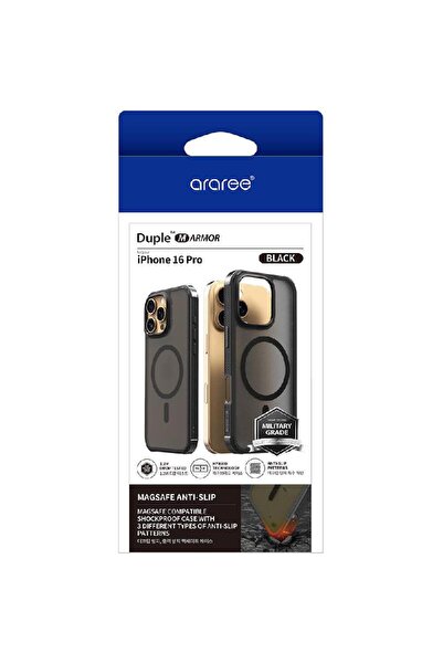 Araree DUPLE M ARMOR Back Cover Mobile Case with MagSafe