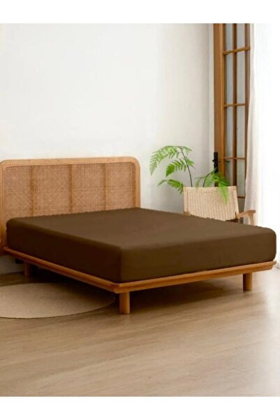 HZR 100% Cotton Combed Elastic Bed Sheet Double King Size 200X200