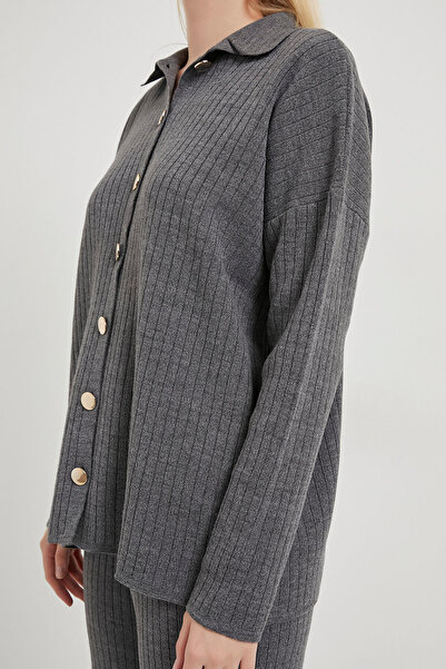 Arma Life Women's Oversize Blouse Wide Leg Pants Two-Piece Set