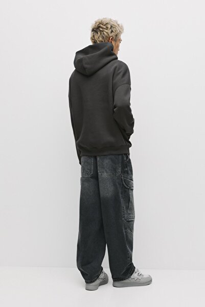 Pull & Bear Bol kesim kapüşonlu sweatshirt