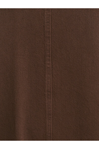 Dilvin 91511 Kolsuz Mini Elbise-Kahve