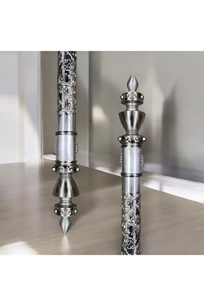 PULLHANDLE مقبض باب حديد خارجي L 9651 سلفر