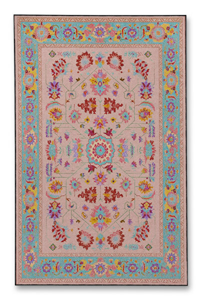 Rugs Modern Halı سجادة ديكور حديثة بنمط زهور تقليدية متعددة الألوان من موسو m...