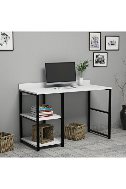 midoser Arel Çalışma Masası 120 CM Beyaz