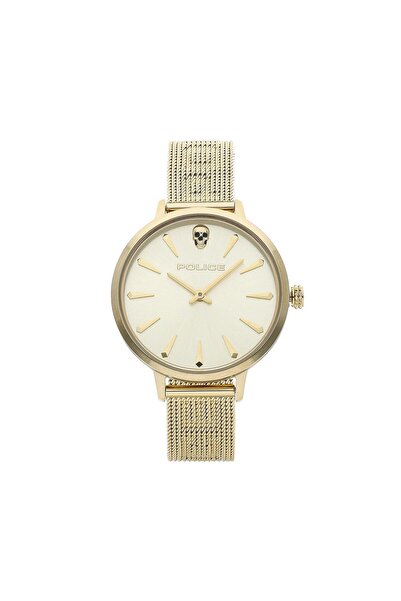 Police Ανδρικό Ρολόι 16035MSG/22 Κίτρινο