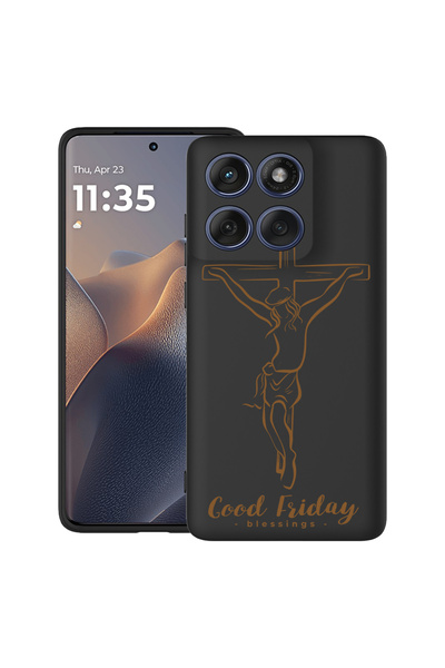 bestcase Carcasă antișoc pentru Motorola Edge 60 Pro cu design „Binecuvântarea Vinerii Sfinte”, 2043681 B 1787