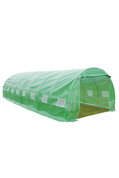 DacEnergy Solar gradina , tevi din otel, folie PE 140g/m2, 16 ferestre cu pla...