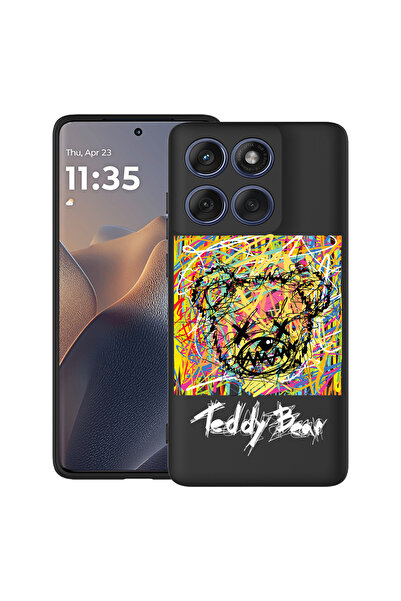 bestcase Carcasă antișoc pentru Motorola Edge 60 Pro cu design ursuleț de pluș abstract, 2043681 B 1564