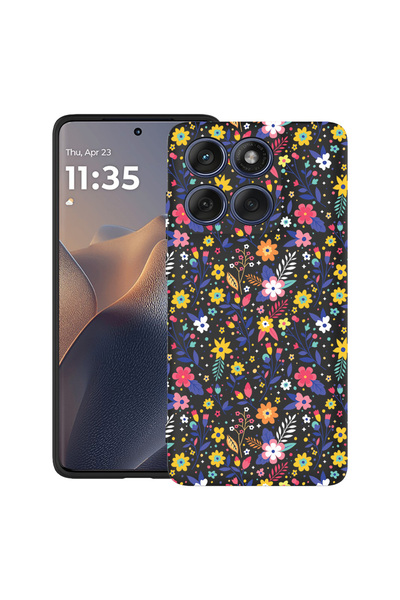 bestcase Carcasă ultra subțire TPU Mat pentru Poco X6 5G, model floral, 2052020 B 955