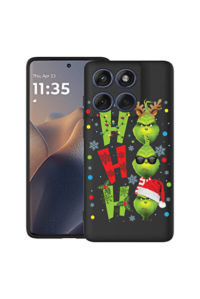 bestcase Carcasă ultra subțire TPU pentru Poco X6 5G, Grinch - Ho Ho Ho, 2052...