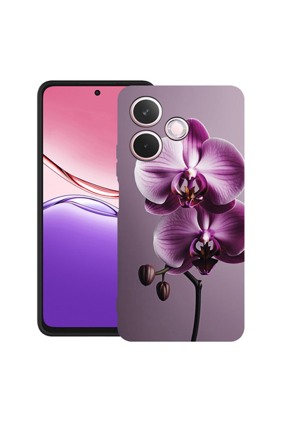 bestcase Удароустойчив калъф за OPPO A5 Pro 5G с дизайн Розова орхидея, 20436...