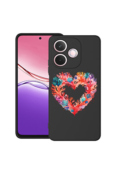 bestcase Carcasă antișoc pentru OPPO A5 Pro 5G cu design inimă coral, 2043676...