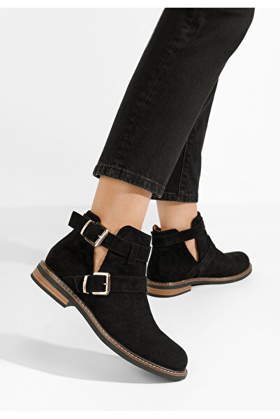 B T Shoes Ghete de toamna Avilonia negre