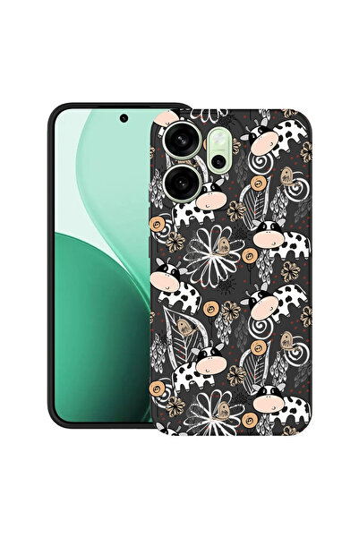 bestcase Carcasă antișoc pentru OPPO Reno14 F 5G cu model de vacă, 2043675 B ...