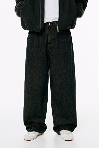 Pull & Bear Geniş paça jean