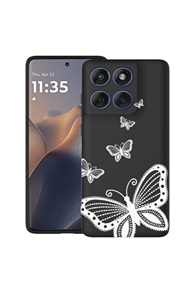 bestcase Carcasă antișoc pentru Motorola Edge 60 Pro cu design fluture, 2043681 B 79