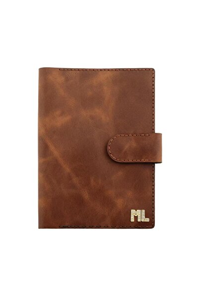 twingold A5 Notebook and Agenda Cover - 100% Rainbow Leather - Ko10001 - Brown