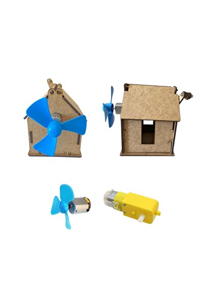 Fapatech Yenilenebilir Enerjili Rüzgar Enerjili Ev Yapımı - STEM Fen Bilgisi Rüzgar Üreten Ev Projesi