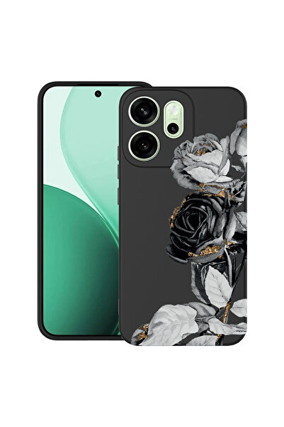 bestcase Carcasă antișoc pentru OPPO Reno13 FS / Reno13 F cu design negru roz...