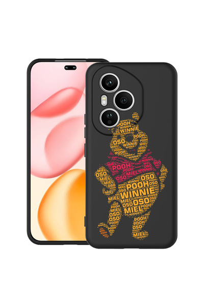bestcase Carcasă antișoc pentru Honor 400 Pro cu design Calligraphy Pooh, 204...