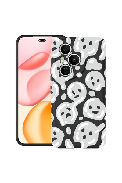 bestcase Carcasă antișoc pentru Honor 400 Pro cu design gri acid smiley, 2043679 B 1000
