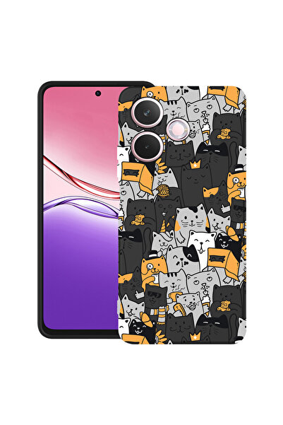 bestcase Carcasă antișoc pentru OPPO A5 Pro 5G cu design tip pisică, 2043676 ...