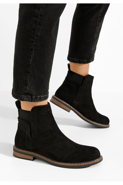 B T Shoes Torrenia women's black boots