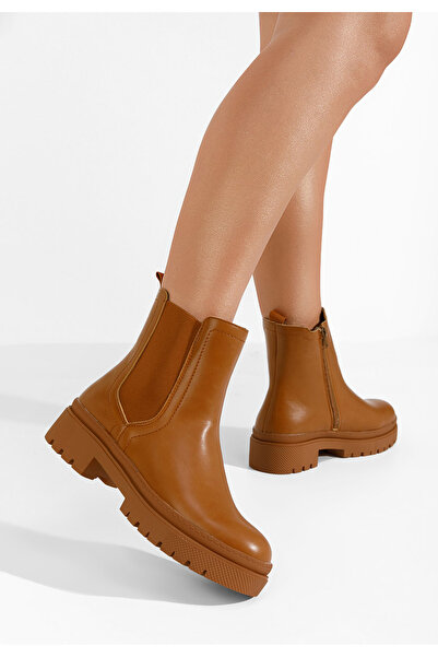 B T Shoes Ghete chelsea dama Eledia camel