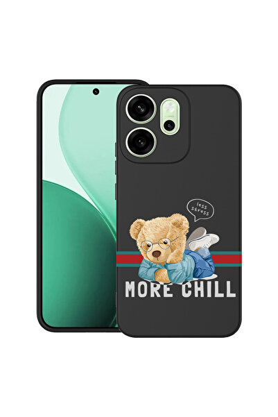 bestcase Carcasă antișoc pentru OPPO Reno14 F 5G cu design More Chill Teddy B...