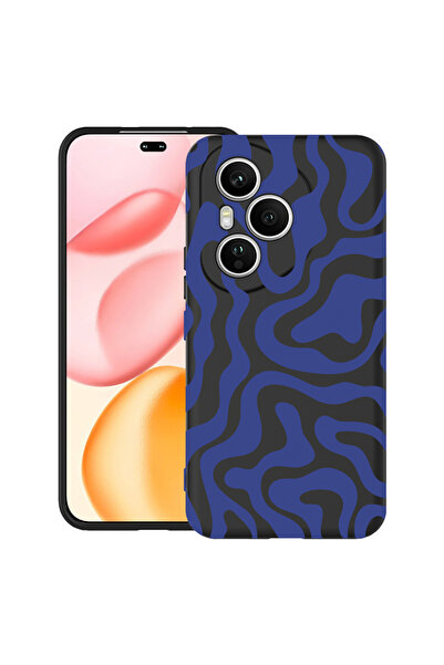 bestcase Carcasă antișoc pentru OPPO Reno13 5G cu design linie abstractă alba...