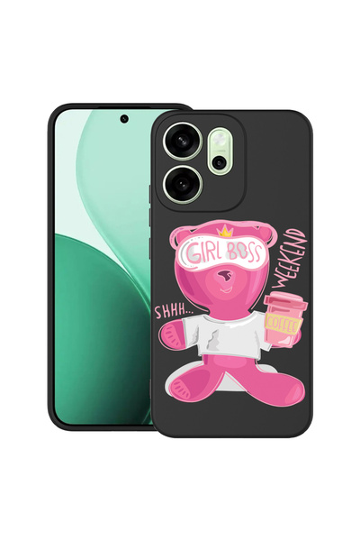 bestcase Carcasă antișoc pentru OPPO Reno14 F 5G cu design ursuleț de pluș - ...