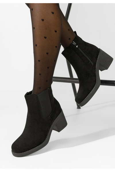 B T Shoes Ghete cu toc Winnifred negre