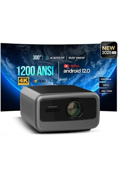 Wownect BEAM PRO Fully Automatic 300″ Screen 4K Smart Projector