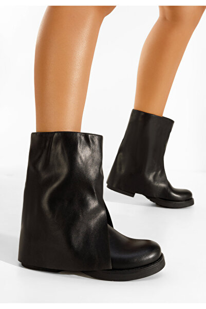 B T Shoes Ghete dama Jamilena negre