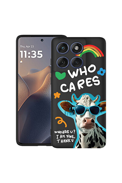 bestcase Carcasă antișoc pentru Motorola Edge 60 Pro cu design Cool Cow - Who Cares?, 2043681 B 975