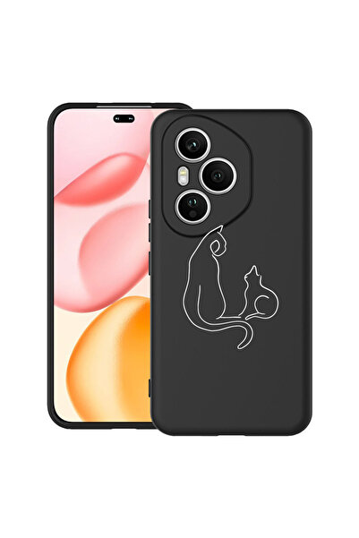 bestcase Carcasă antișoc pentru OPPO Reno13 5G cu design abstract pisică, 204...