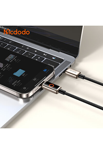 Mcdodo | Auto Power Off 100W USB-C to USB-C with Breathing Light LED Display Data Cable 1.2m