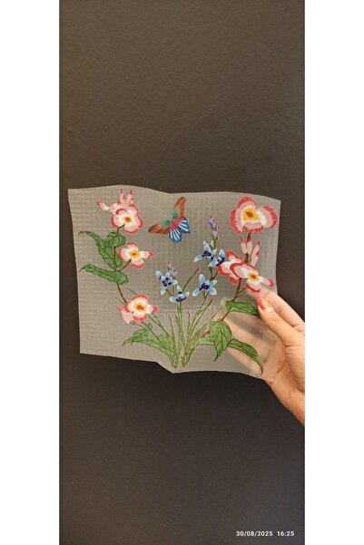 Gönülden Tasarım Imprimare cu transfer de flori colorate, care se lipesc cu f...