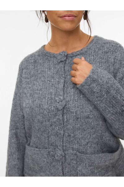 Veromoda Curve Strickpullover VMCBLOSSOM Strickjacke